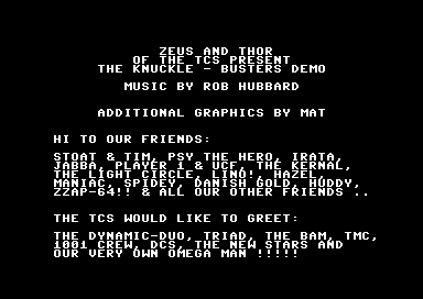 The Knuckle Busters Demo